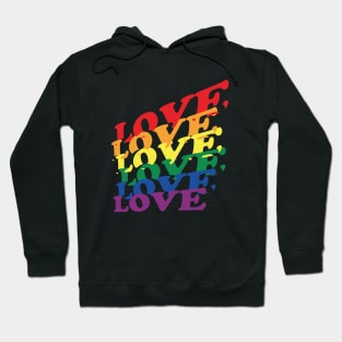 Rainbow Color Love-rainbow Hoodie